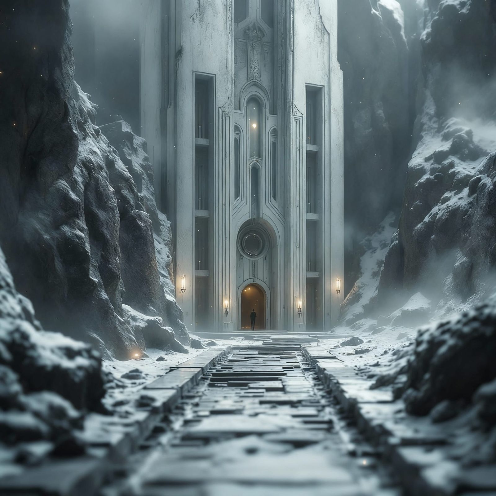 Moria Entrance in Art Deco Miniature Style