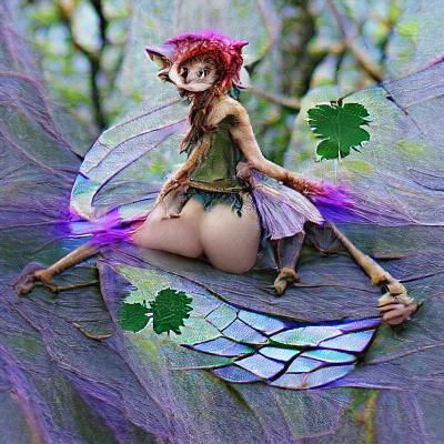 Simple AI Image of a Fairy