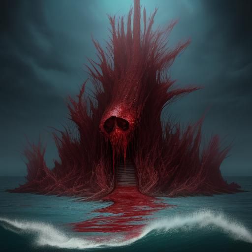 Blood Ocean: A Macabre Seascape