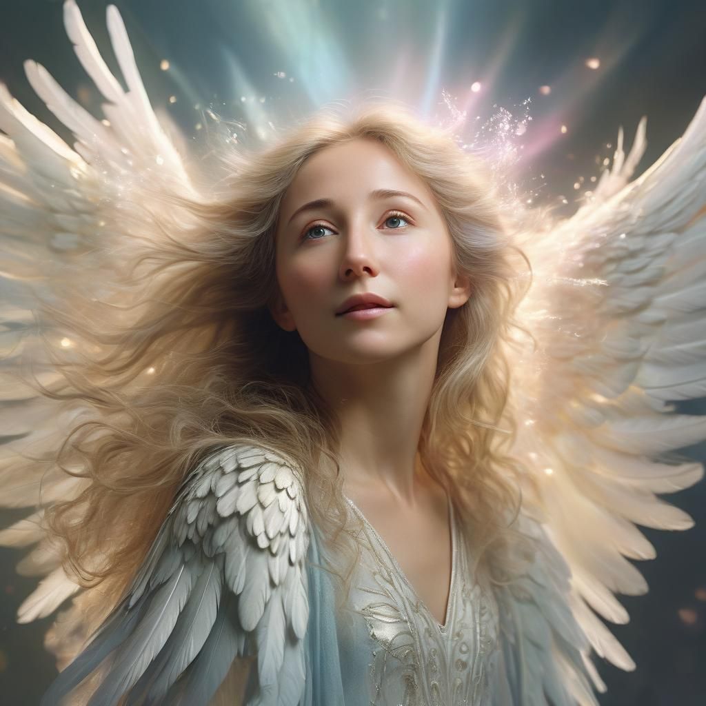 Teri Garr as Ethereal Angel in Digital Painting