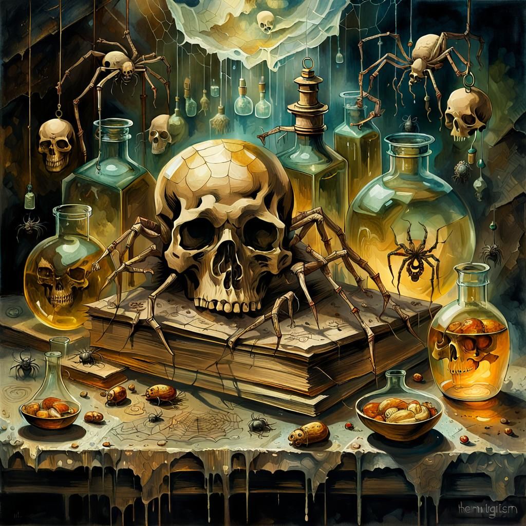 an alchemical still life,