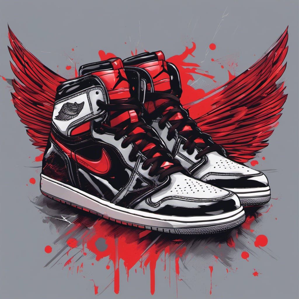 Flying Nike Air Jordan I / POP ART / 1.0