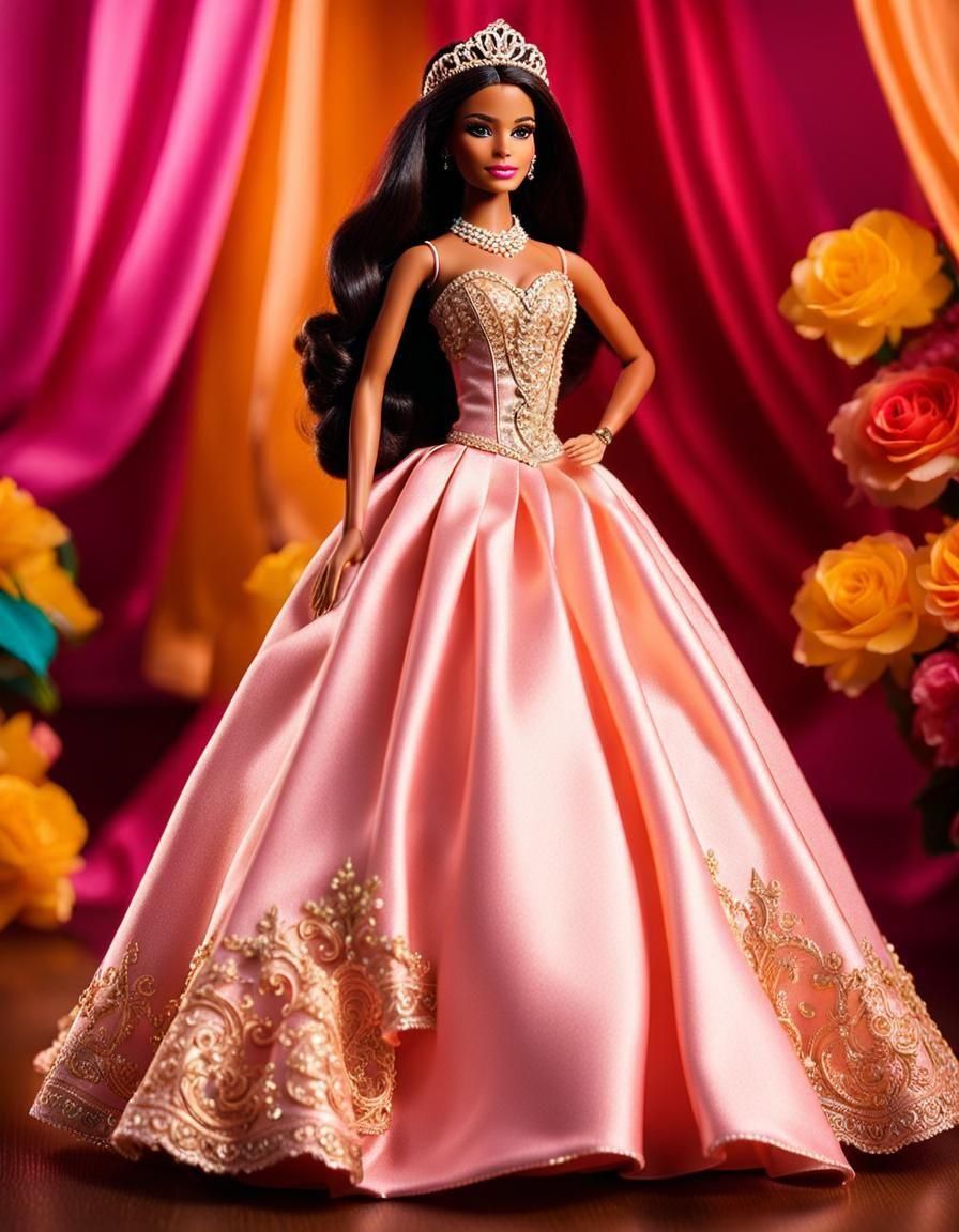 Latina Barbie Doll Celebrates Quinceañera