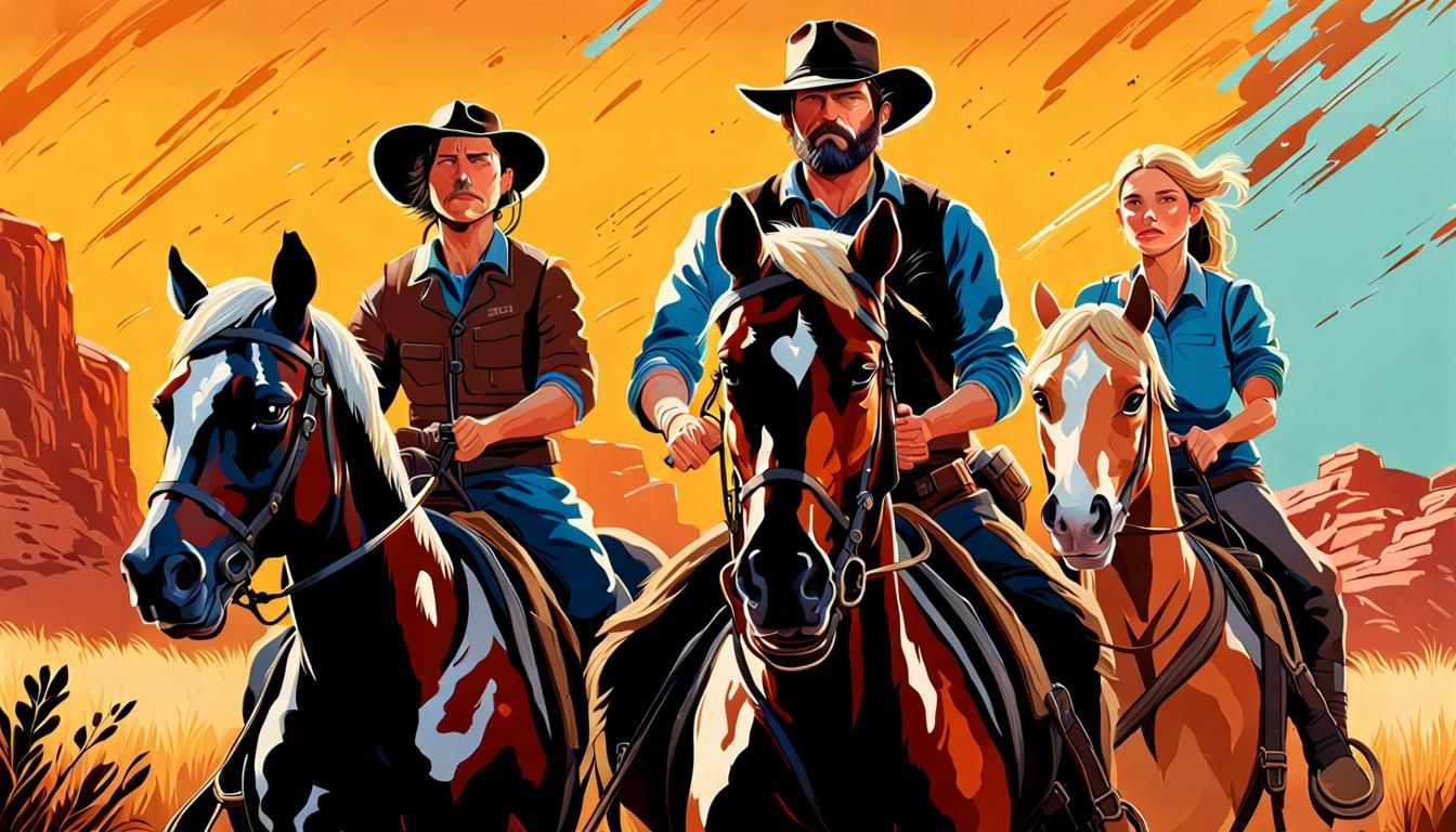 Red dead poster