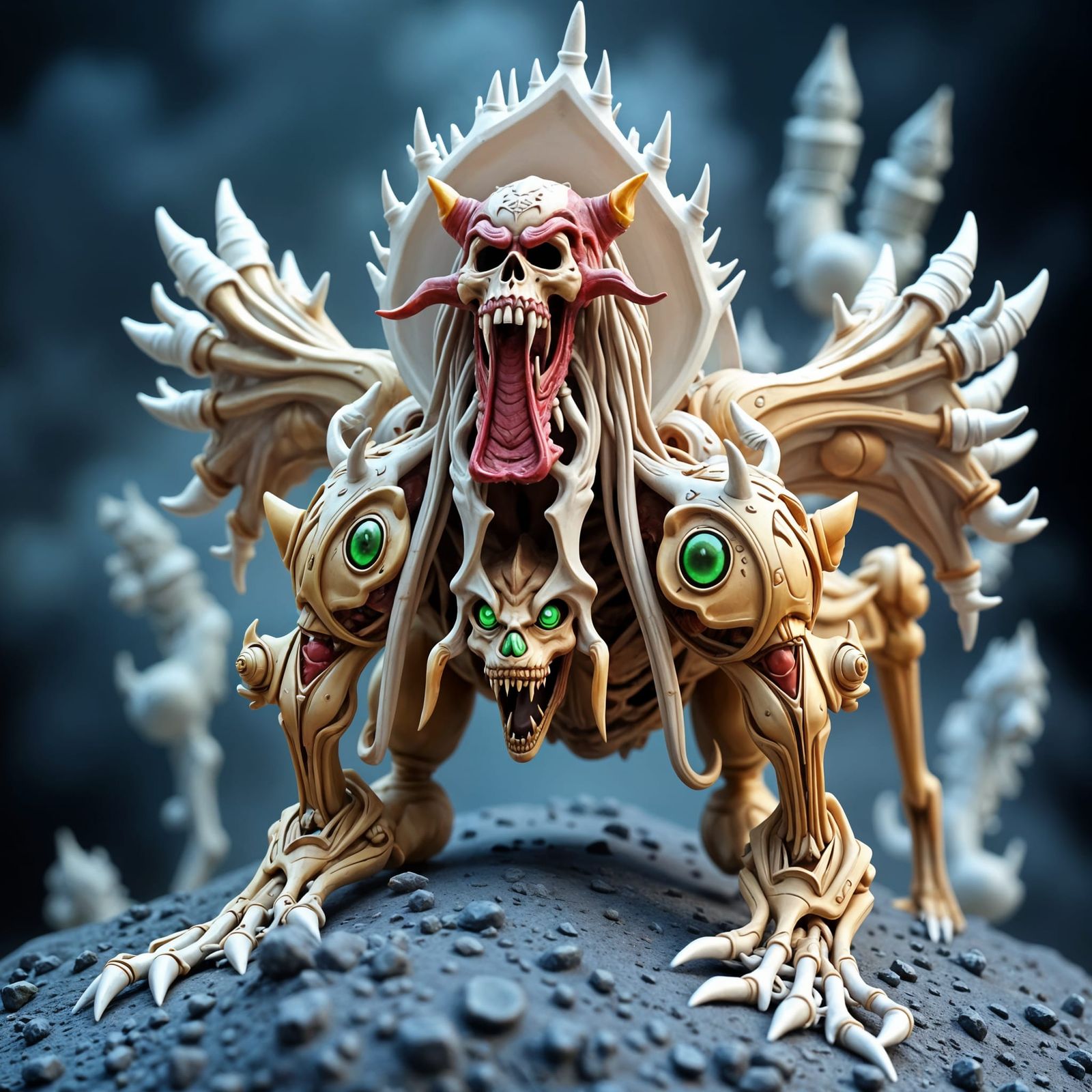 Decaying Creature Emerges from Shadows