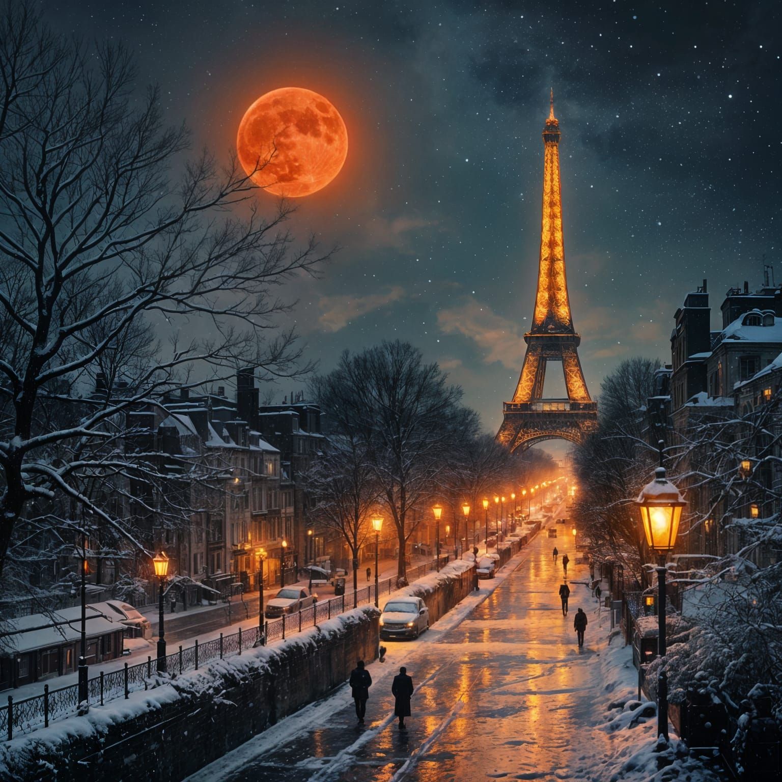 Paris by night
