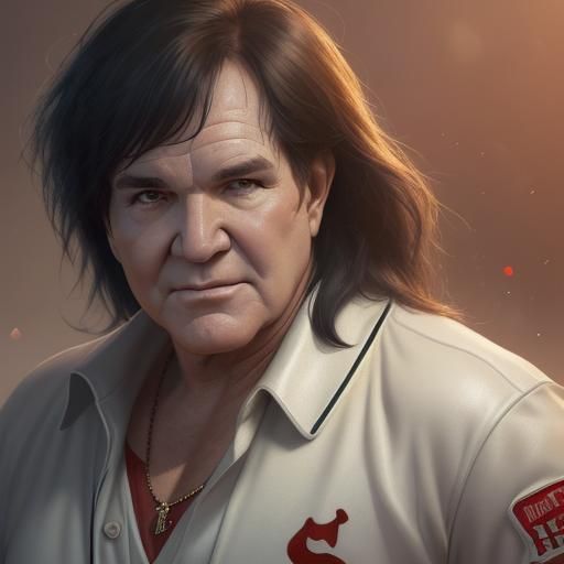 Pete Rose Hall of Fame Induction: Hyperdetailed Portrait