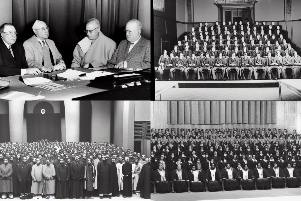 Council of Nicaea: 20th Century Press Photos