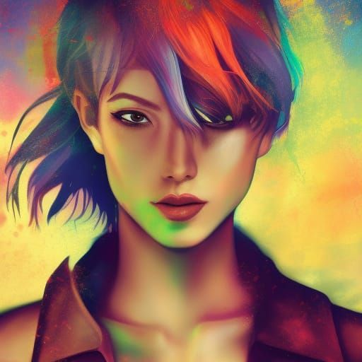 Hyperrealistic Birthday Celebration in Splash Art Style