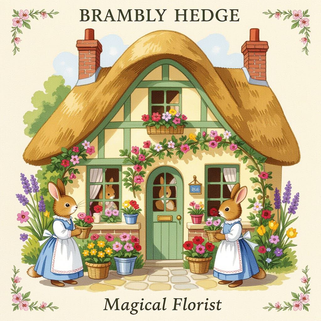 Magical Florist in Brambly Hedge Style