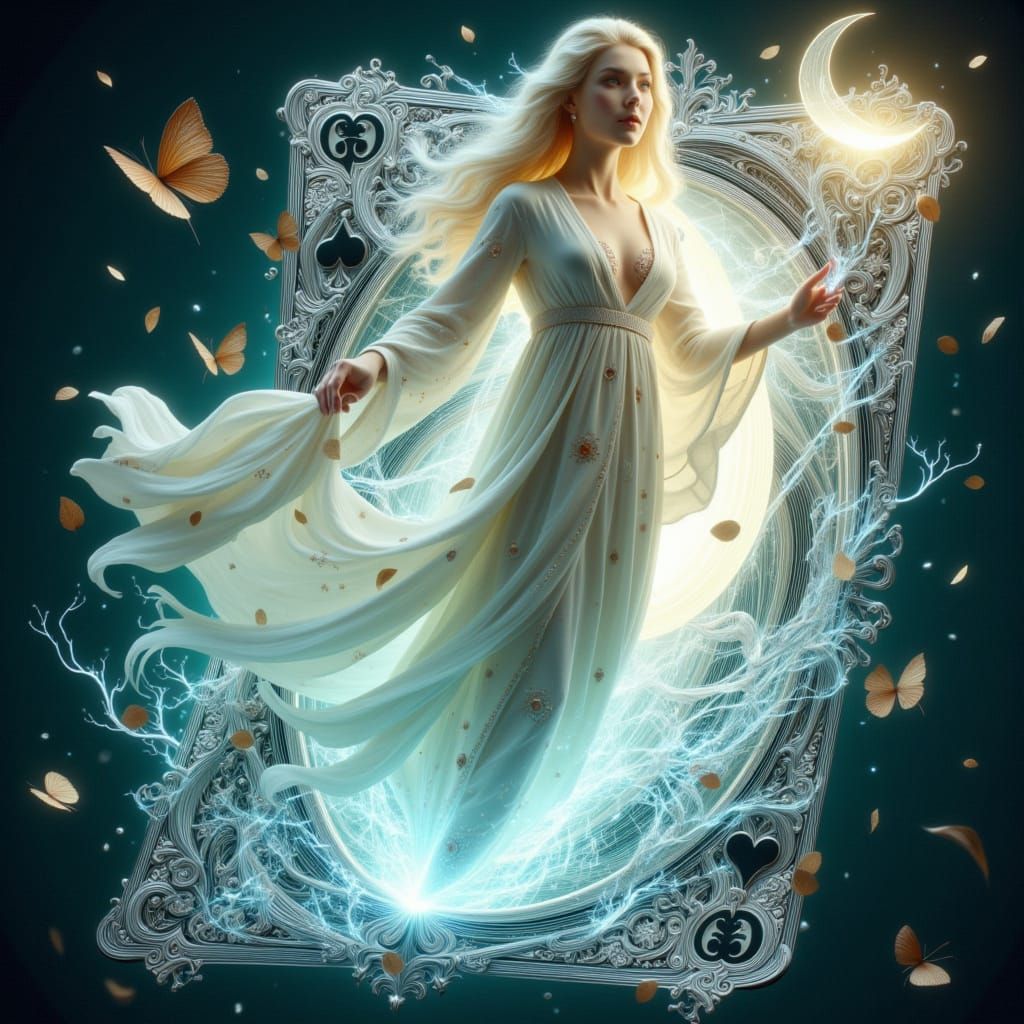 Luna Lovegood Emerges from Magical Card