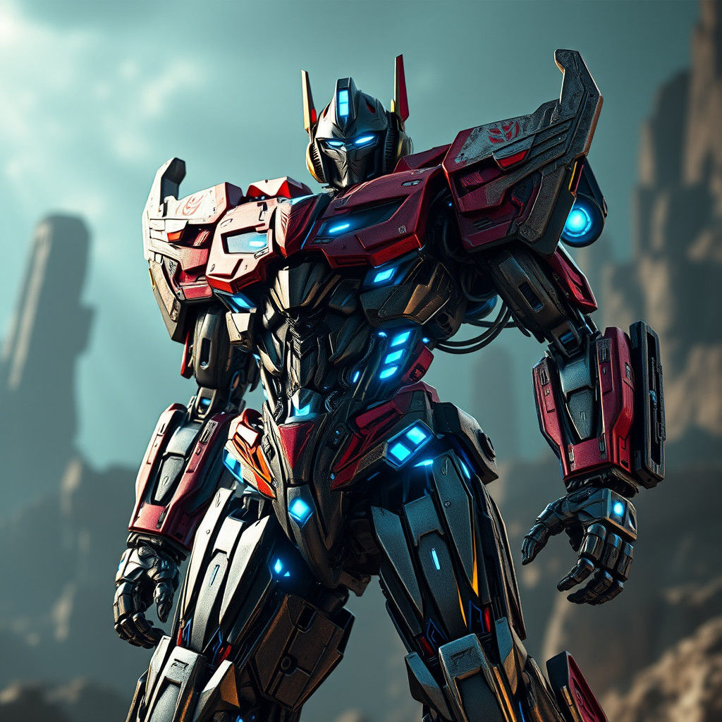 Transformers-Inspired Robot Resembling Optimus Prime in Fant...
