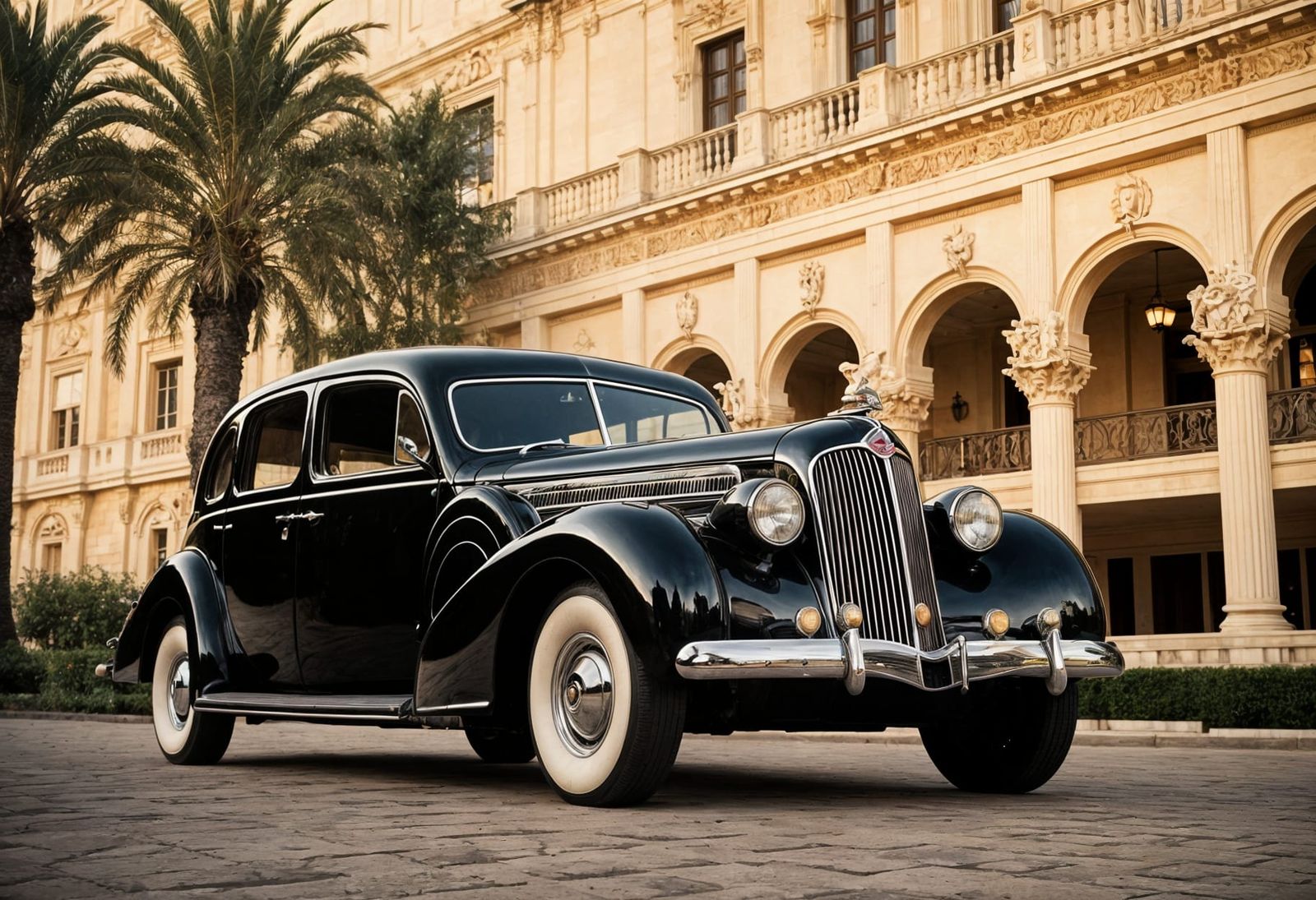 Luxury 1938 Coupé Limousine in Palace Opulence