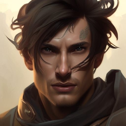 Hyperdetailed Portrait of a Human Rogue in Unreal Engine