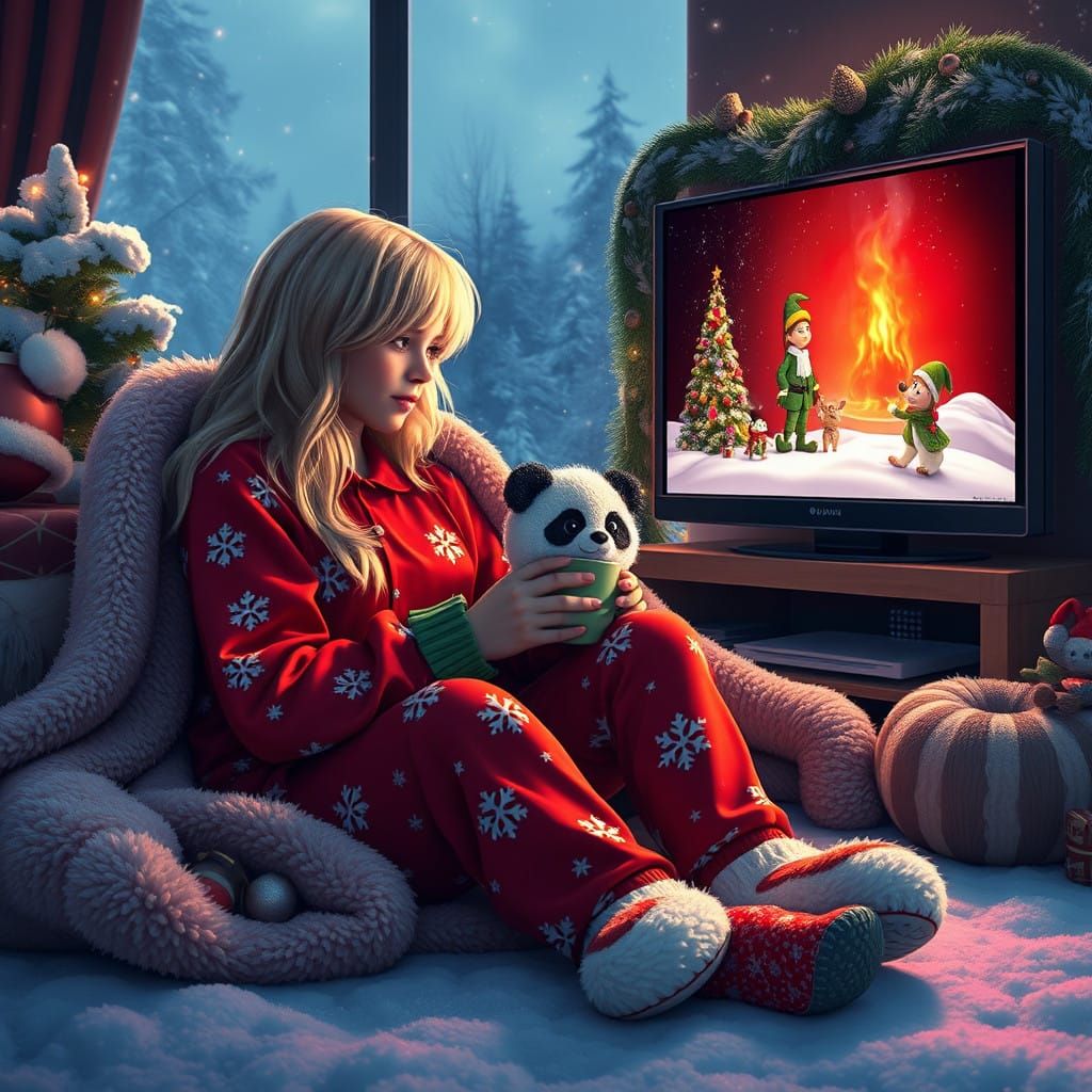 Christmas Magic Captured in Whimsical Winter Wonderland Scen...