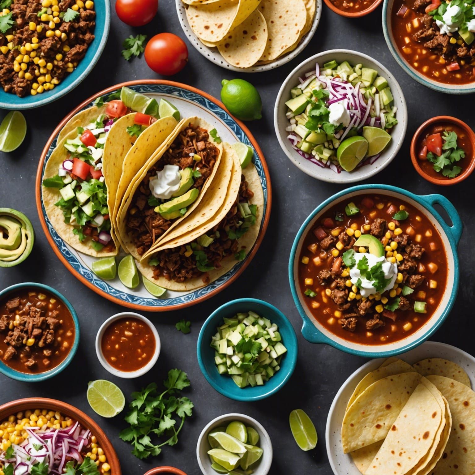 Classic Mexican Dishes: A Culinary Still Life