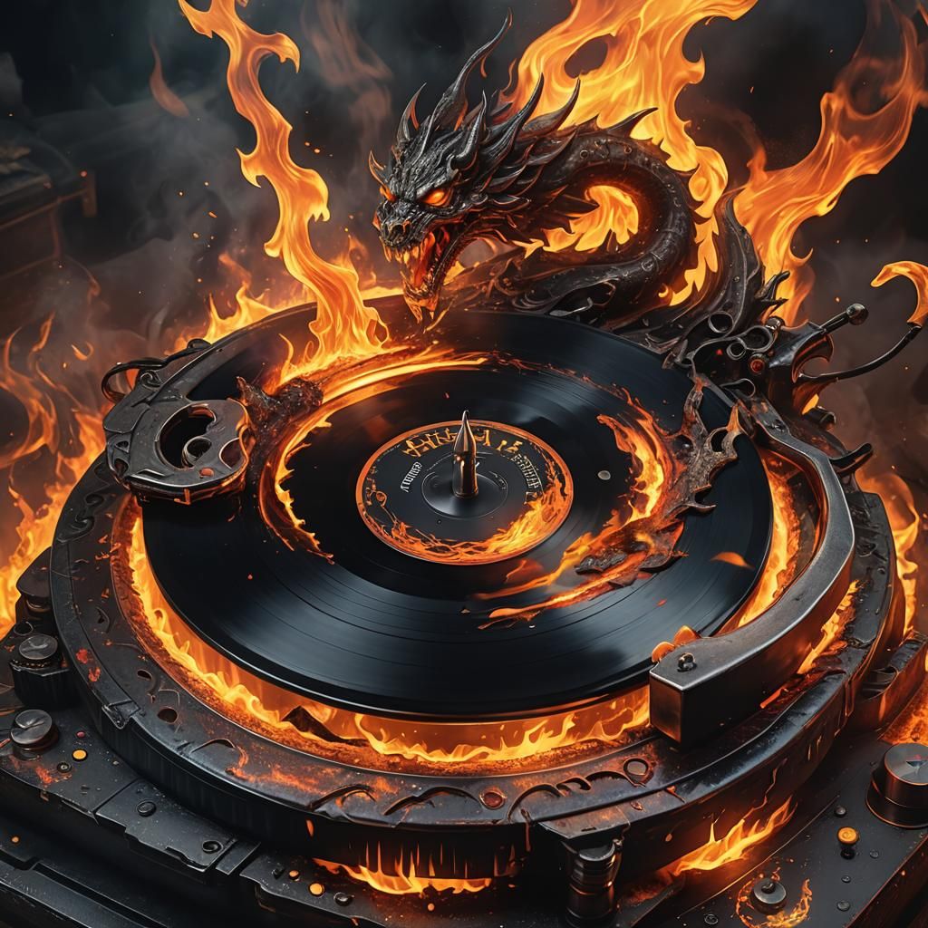 Record Player From Hell - Burn, Vinyl, Burn