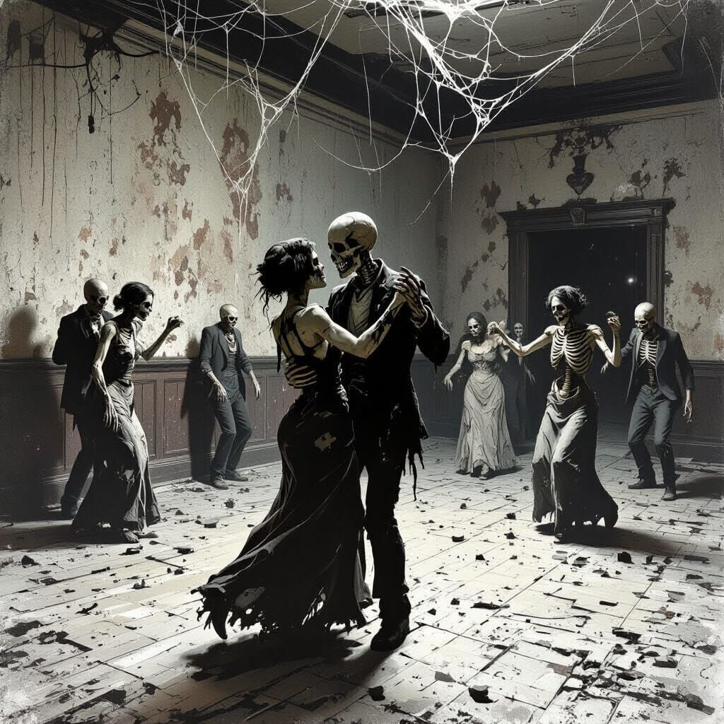 Zombie Dance in Derelict Hall