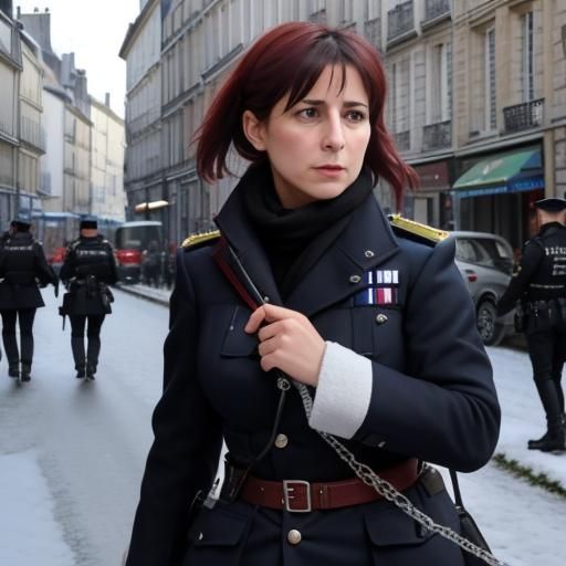 Jewish Woman and Drunken Peasant with Rifle