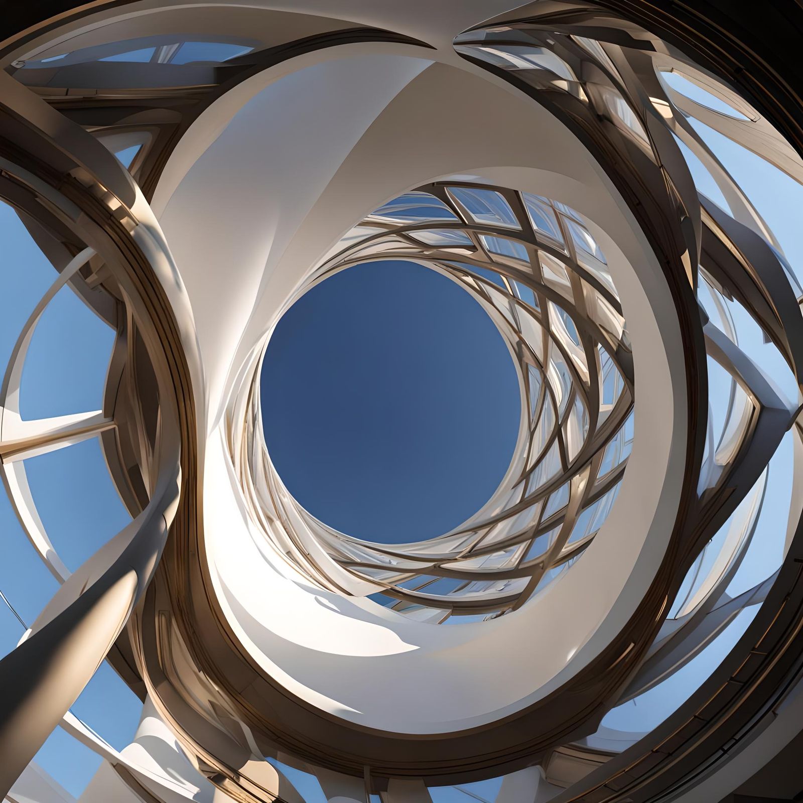 Abstract Birefringegami: AI Interpretation