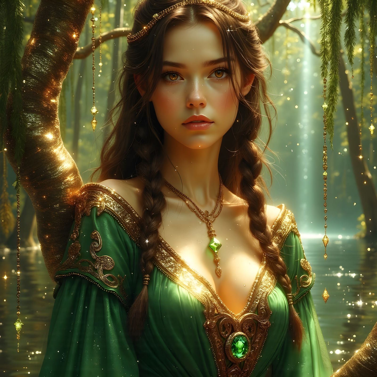 Norse Goddess of Ploughing in Stunning Hyper-Detailed Art