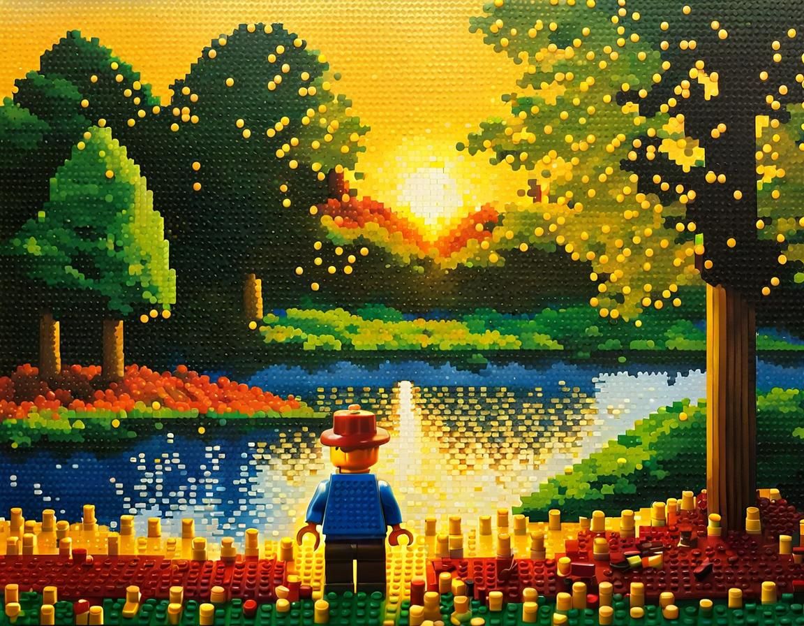 Brick Pointillism / Mosaic