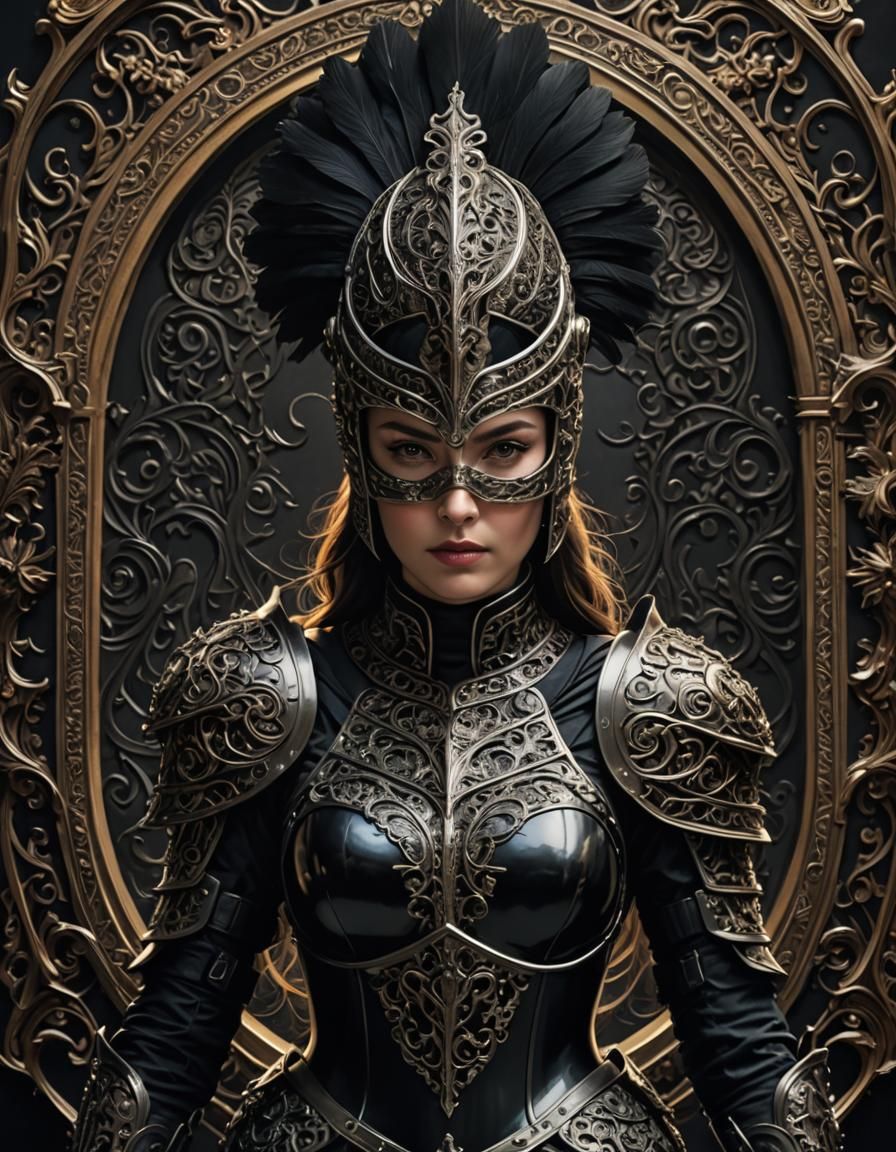 Obsidian Knight Movie Poster Style