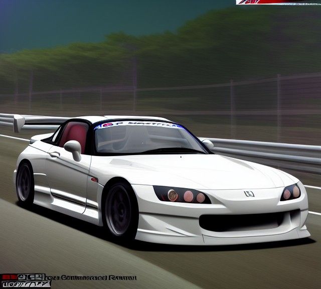 Honda S2000 GT1: Realistic 3D Render
