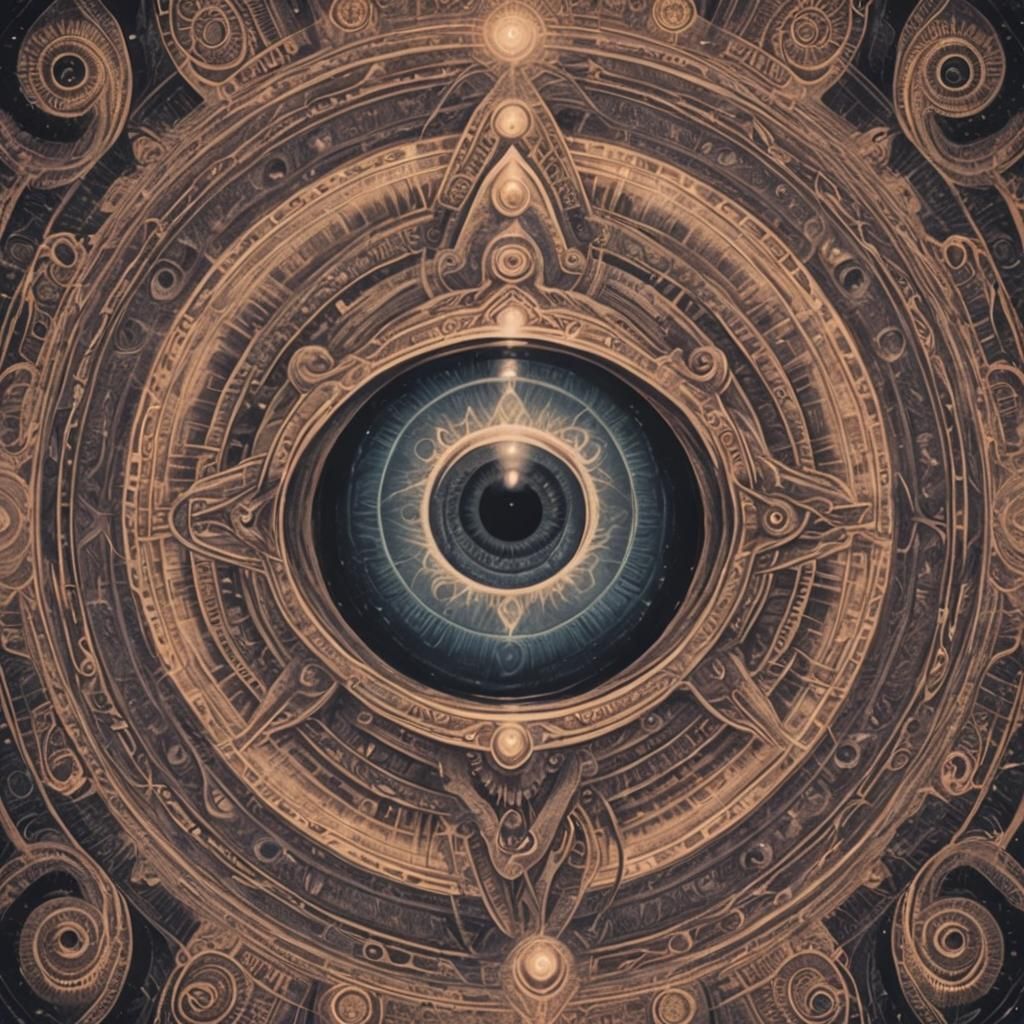 Surreal Third Eye Activation Concept Art