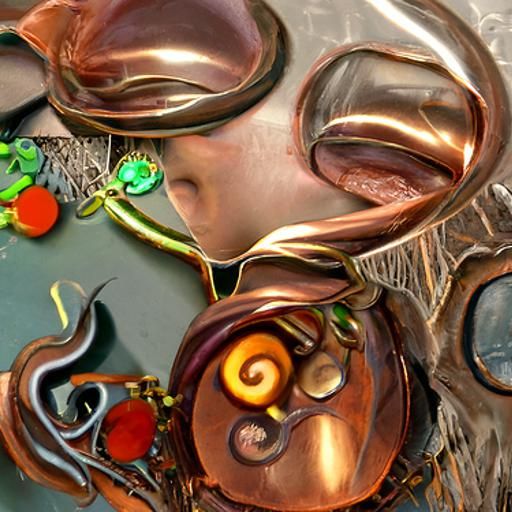 Mardi Gras in Earth Tones: Digital Art