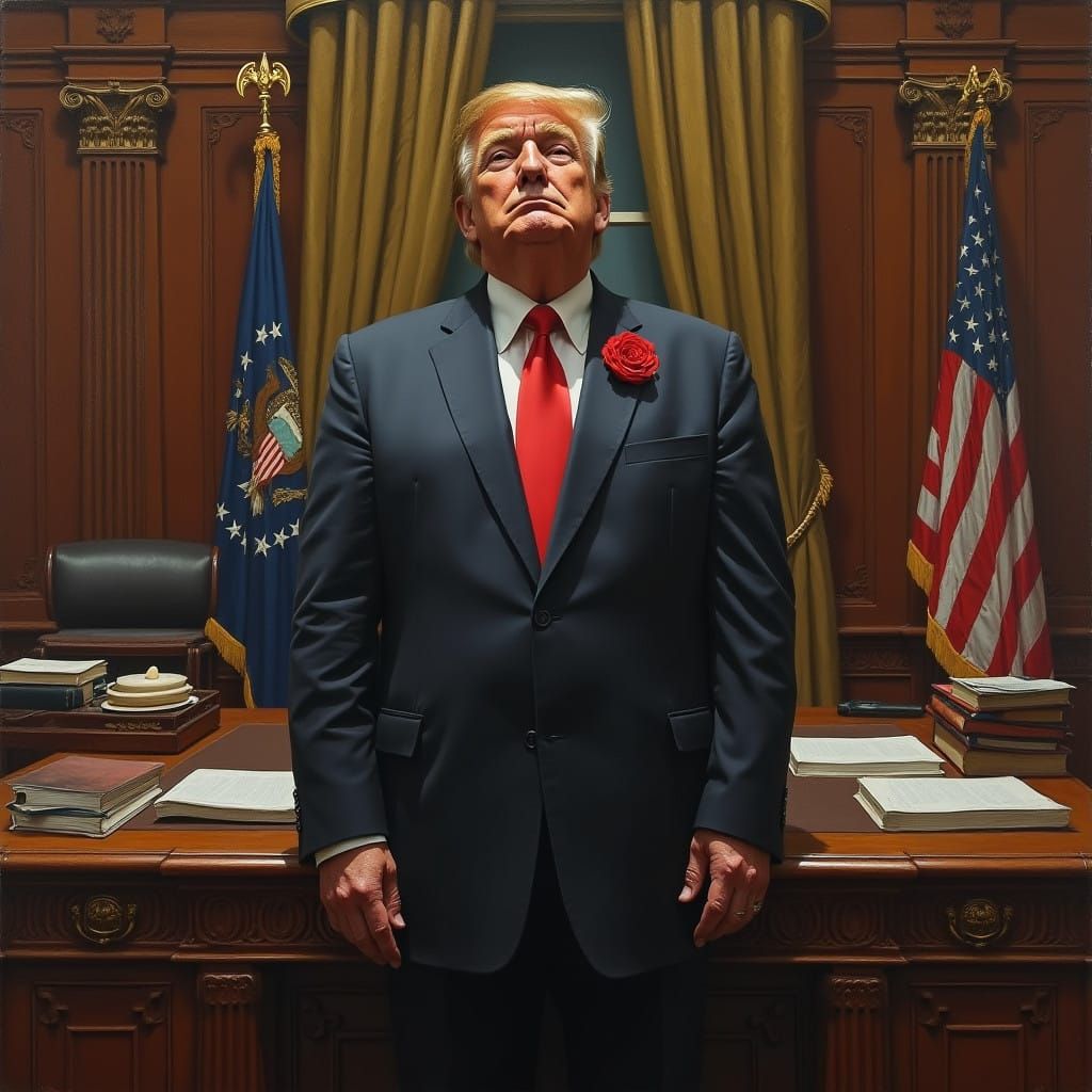 A Politician's Shame in Grand, Ornate Office