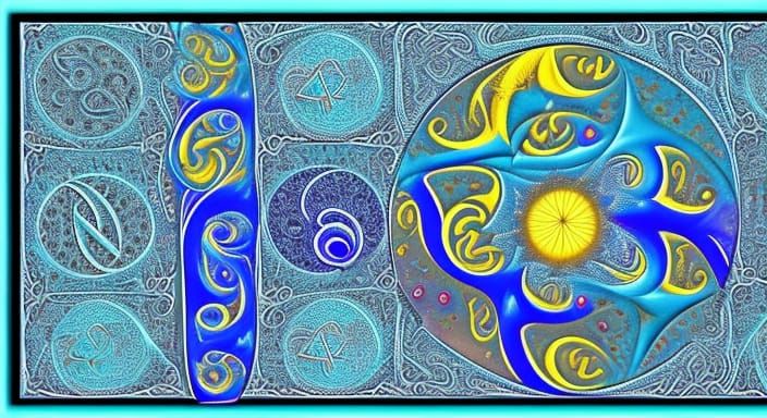 Pisces Horoscope in Fractal Celtic Runes