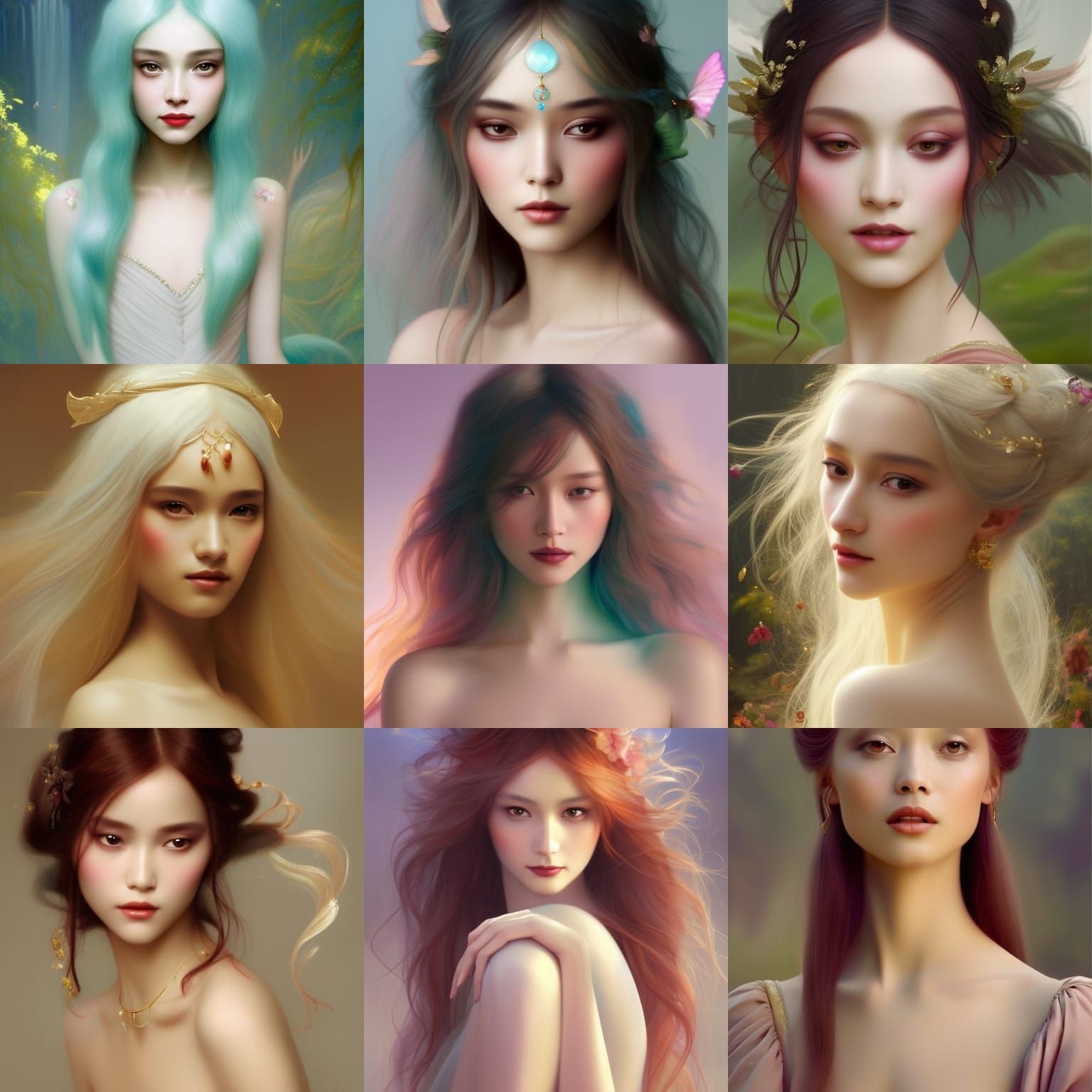 Kathy Bates as Gollum: Hyperrealistic Fantasy Portrait