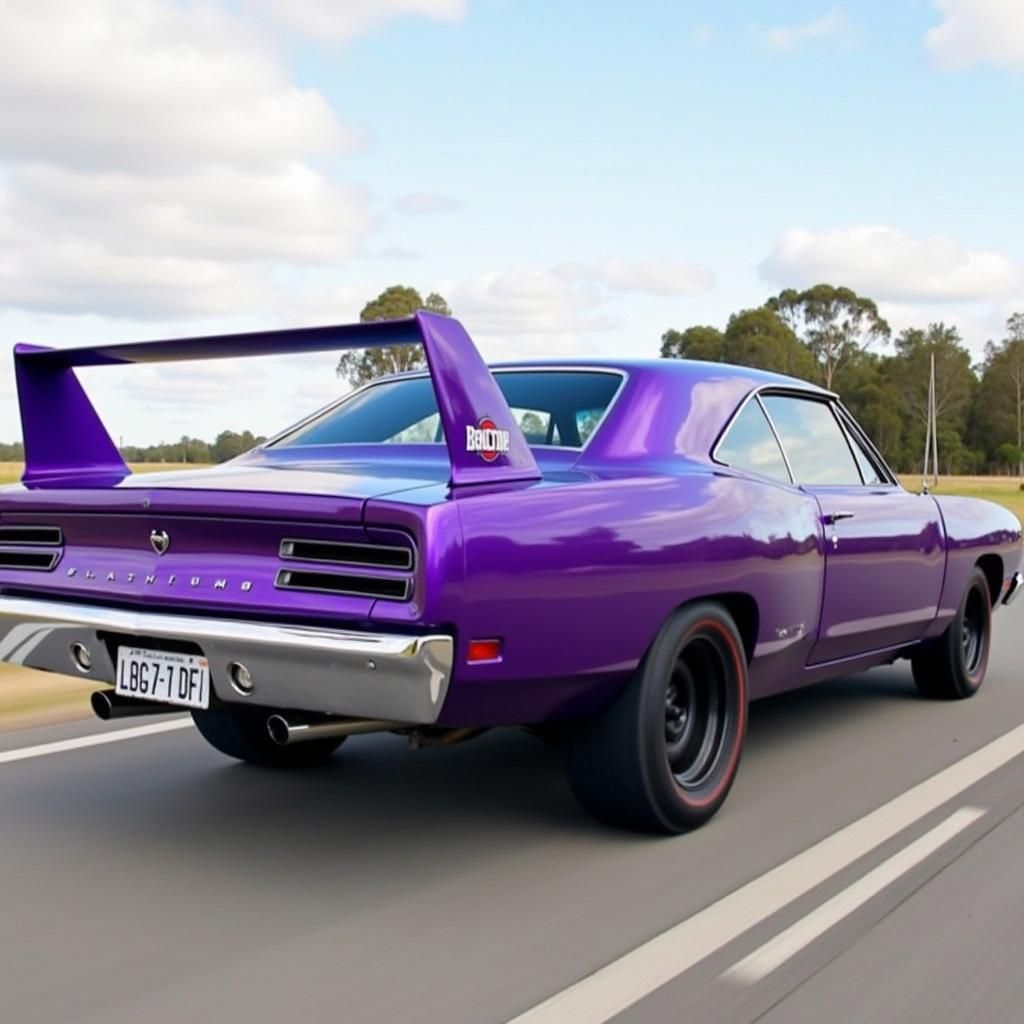 Purple Mopar Races at Bathurst