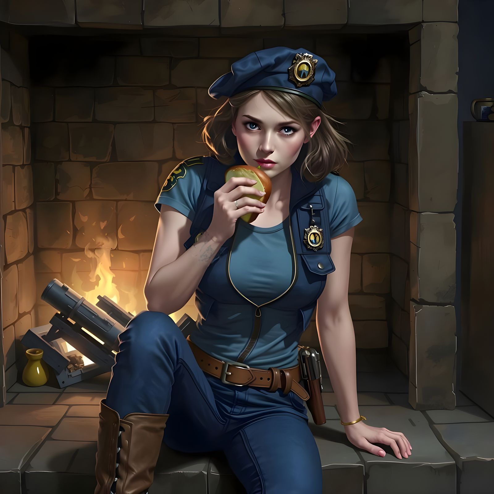 Smooth Arm Portrait in Realistic Style