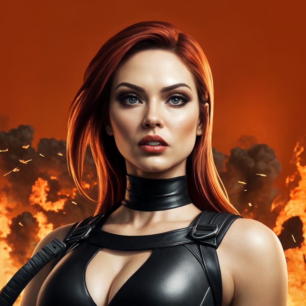 Vibrant Cyberpunk Cityscape in Neon Lights