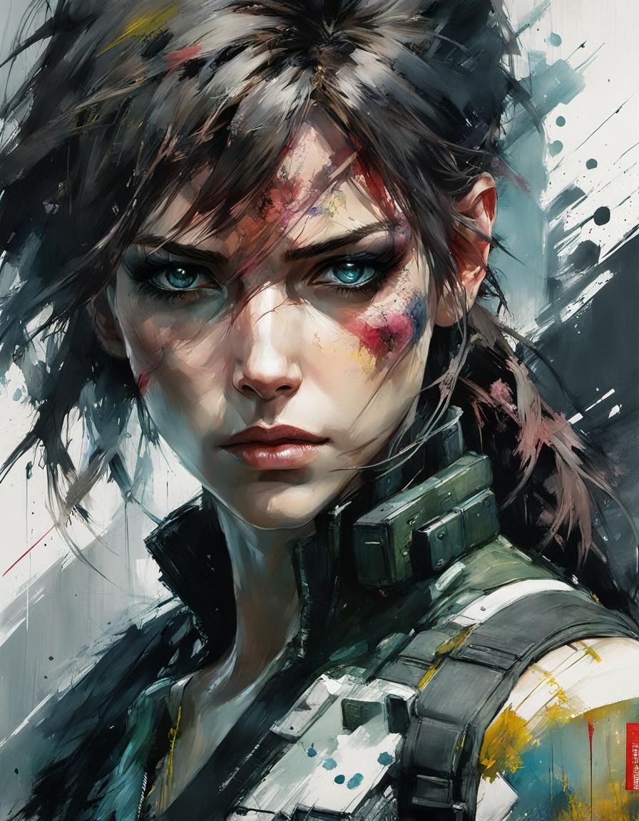 Detailed Portrait Inspired by Final Fantasy Art