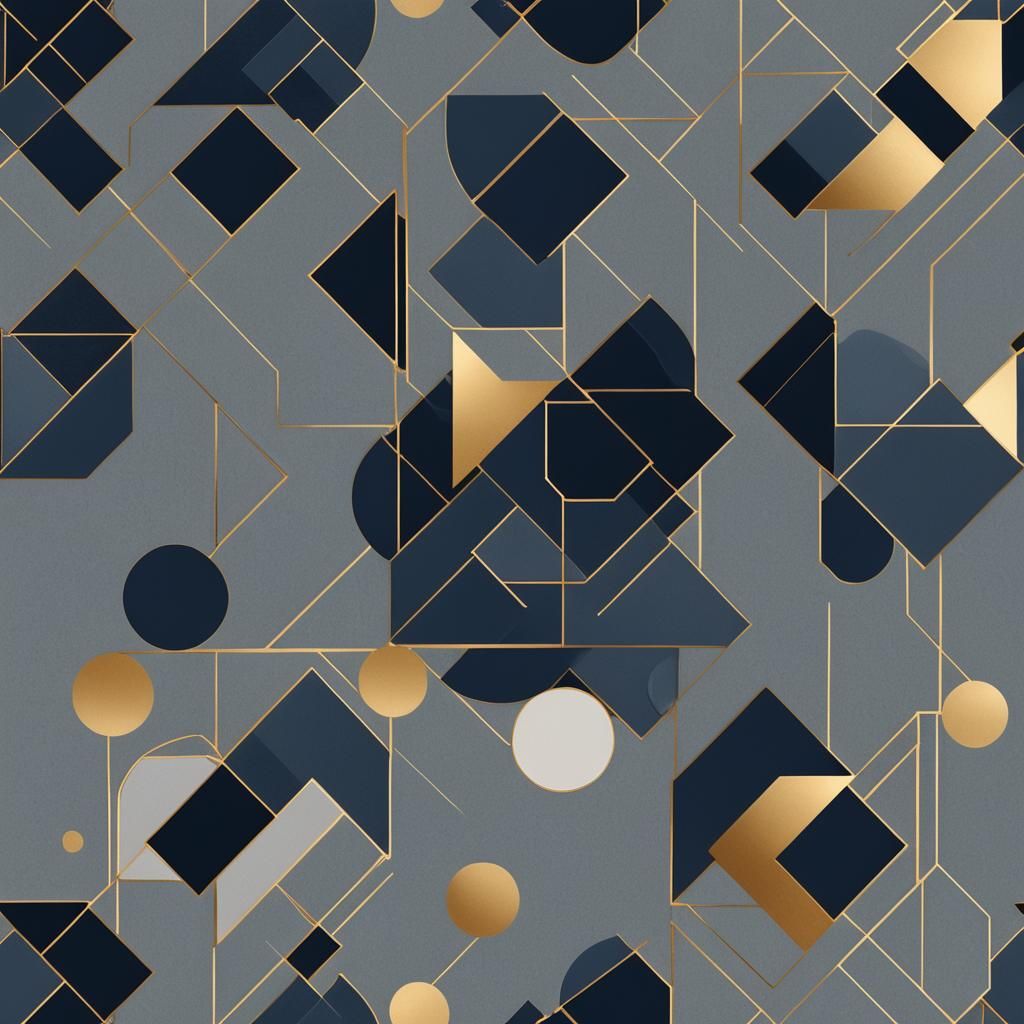 Shades Of Navy Abstract
