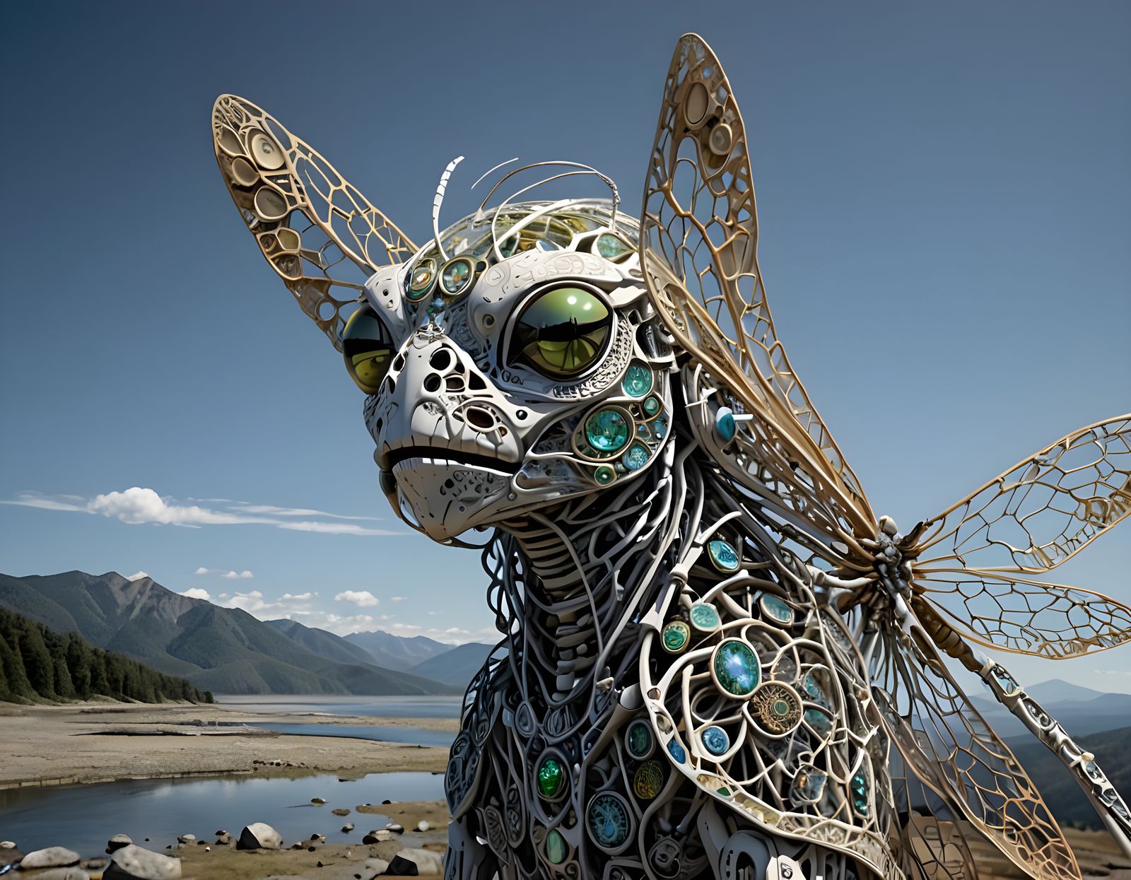 Dragonfly, Mt. Cougal, and Celtic Geometry in 5D