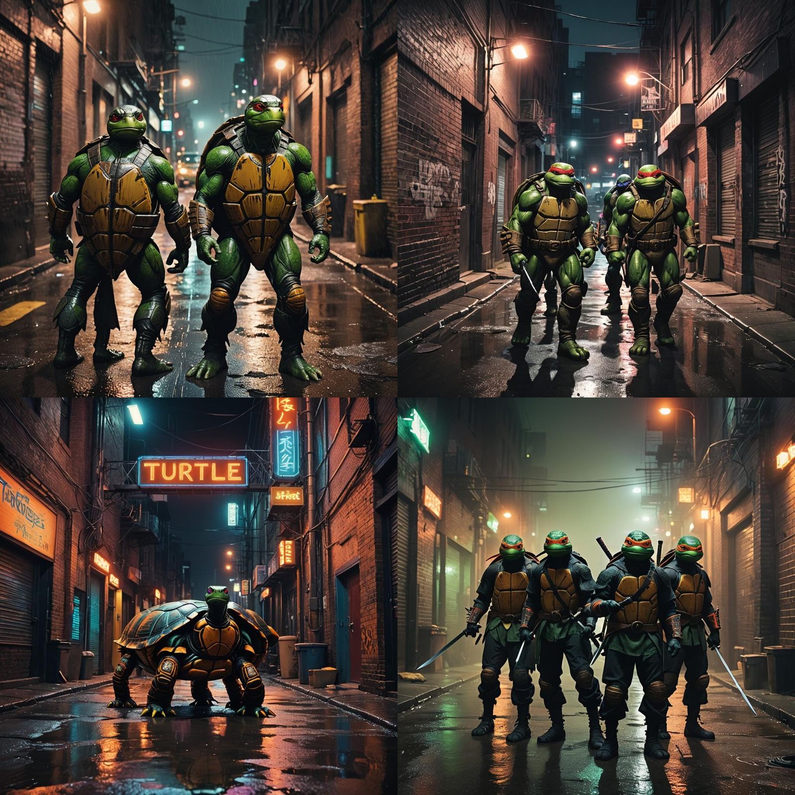 Teenage Mutant Ninja Turtles: Cinematic Film Still