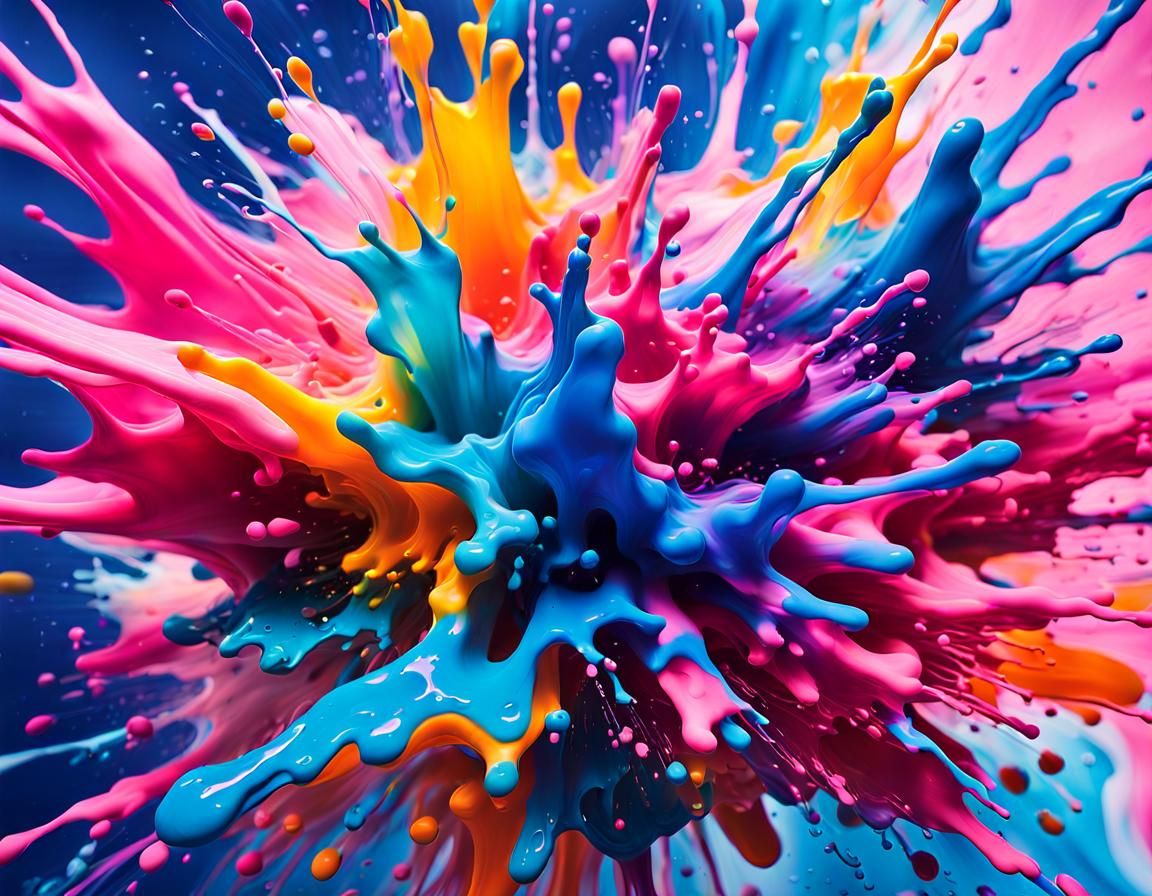 Exploding Liquids in Abstract Expressionism