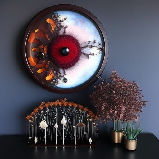 Ethereal Pirate Ship at Twilight, Art Nouveau Dreamscape