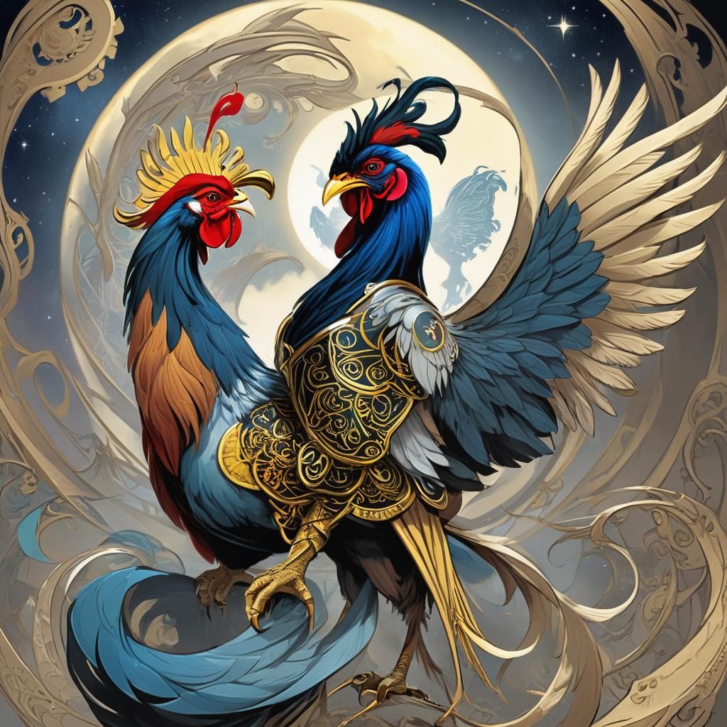 Surreal Super-Villainess Comic Book Art