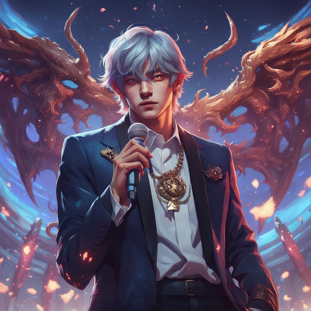 Charming Demon Concept Art Portrait