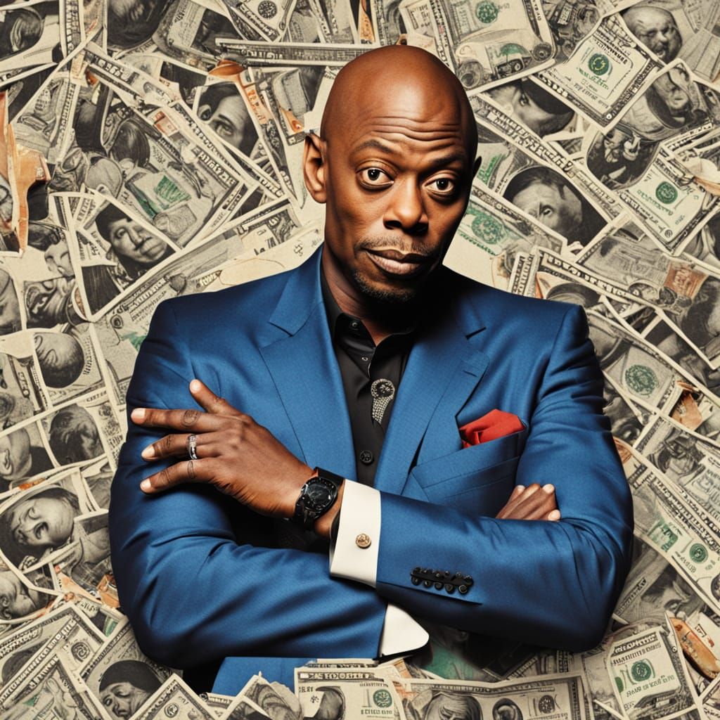 Comedian Dave Chappelle Portrayed in Humorous Realism