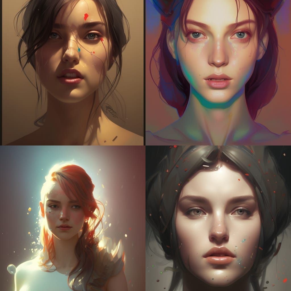 Hyperdetailed Portrait with Dynamic Lighting