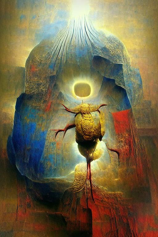 Scarab King at the Gates of Dawn