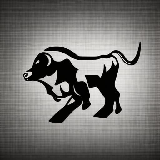 Aggressive Bull App Logo on Stock Chart