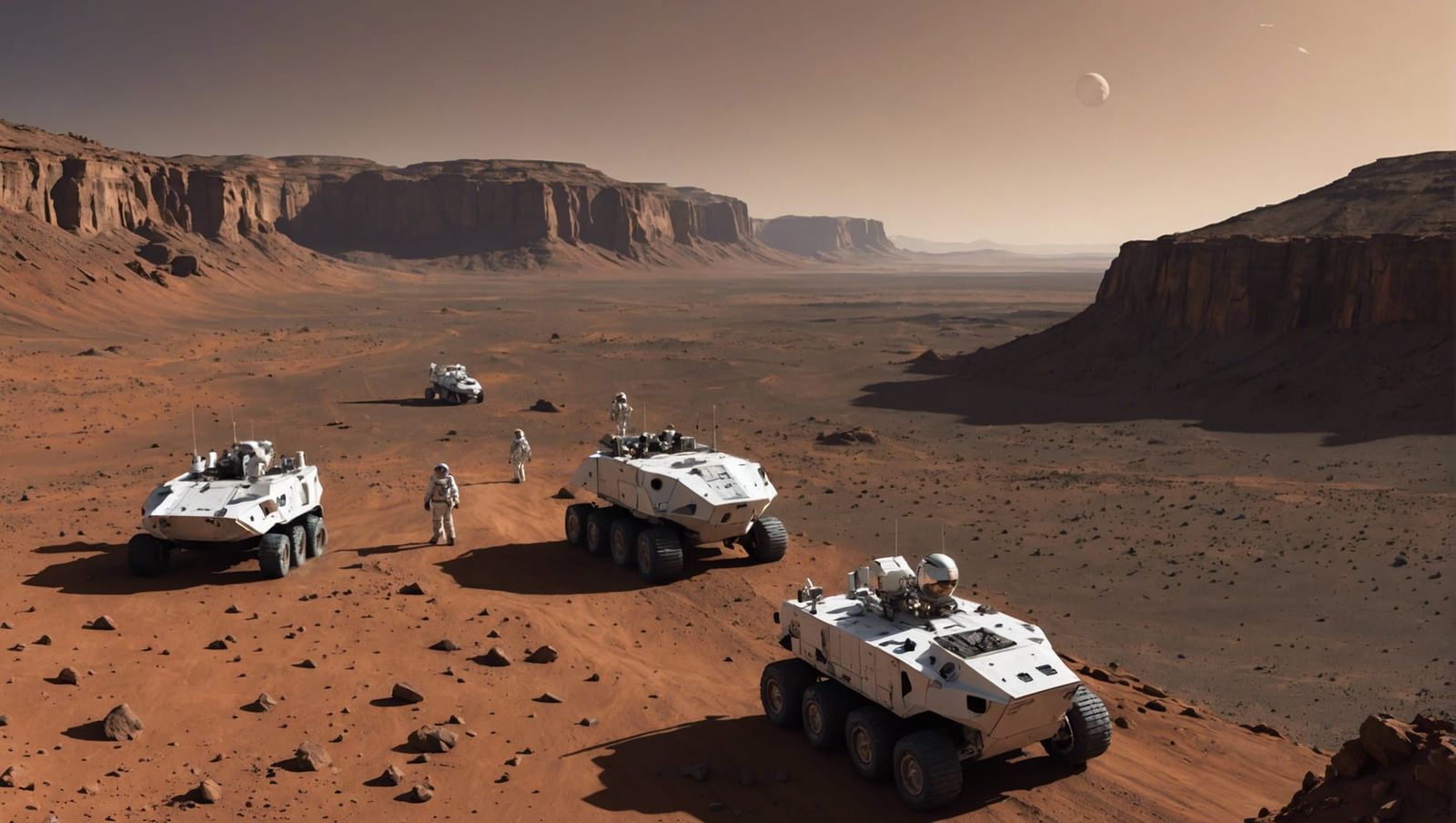 Astronauts Discover Alien Spaceship on Mars