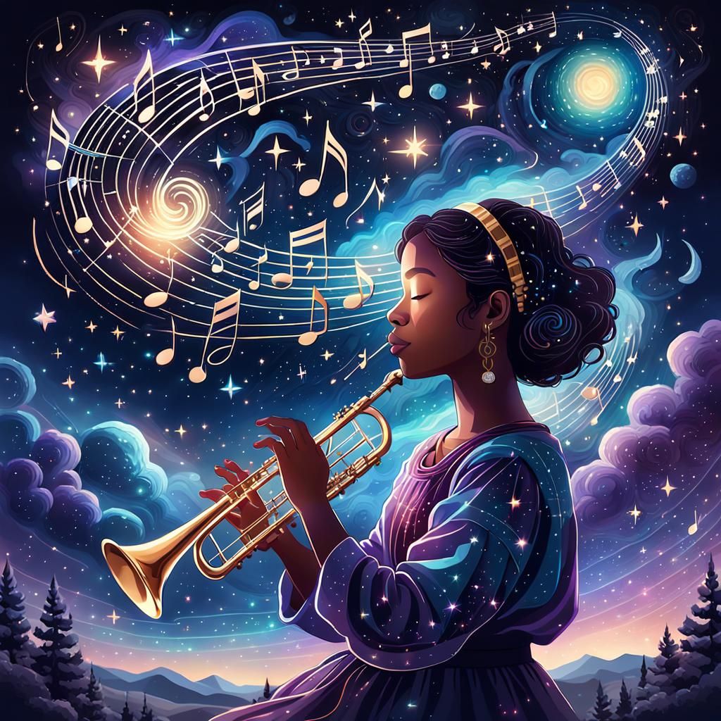 Celestial Musician Creates Cosmic Constellations in Rousseau...